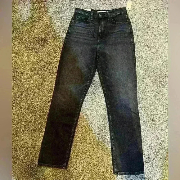 Hudson Jeans Denim - Hudson Jeans Harlow new cigarette ankle black size 27 ultra high rise